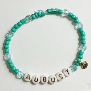 Taylor Swift Eras Tour Friendship Bracelet Folklore August